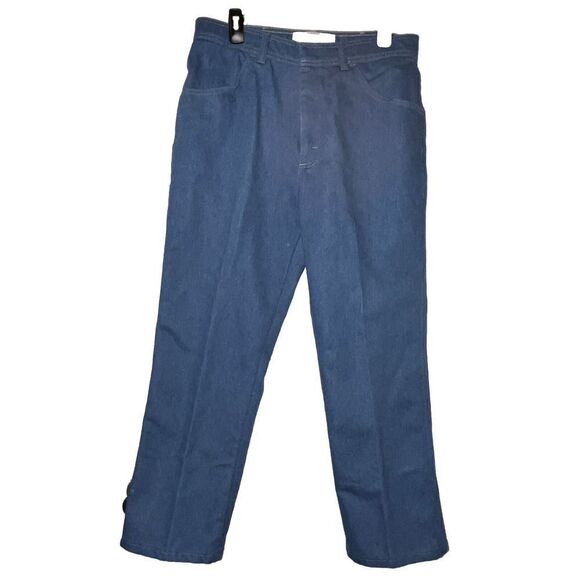 VTG Wrangler Authentics Mens Size 34 X 29  Blue Denim Relaxed Fit Jeans Rare‎ - Picture 1 of 9